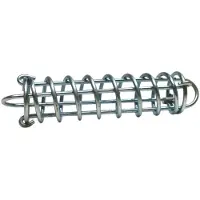 Nantong Five-wood Galvanized Mooring Spring Argenté 9 x 460 mm