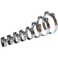 VETUS Rvs304 Heavy Duty D Hoseclamp Argenté 130-140 mm
