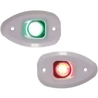 Lalizas Micro Led 12 Feux De Tribord Et Bâbord 112.5º Encastrés Avec Trous