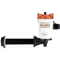 Seaflo Pompe De Vivier Horizontale De 350 Gph 1a 12v