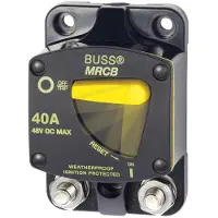 Blue Sea Systems Thermal Circuit Breaker Switch 40a Noir