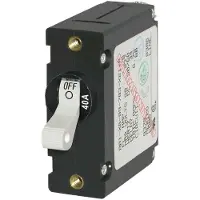 Blue Sea Systems Disjoncteur Magnétique Unipolaire Ac/dc 40a