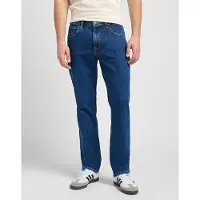 Lee Brooklyn Straight Mid Jeans Bleu 31 / 32 Homme