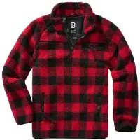 Brandit Teddy Troyer Jacket Rouge L Homme