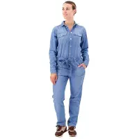 Pepe Jeans Chleo Long Sleeve Jumpsuit Bleu S Femme
