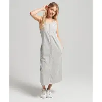 Superdry Robe Sans Manches Vintage Jersey Button