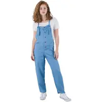 Hurley Oceancare Chambray Sleeveless Overall Bleu M Femme