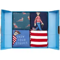 Jimmy Lion Where's Wally Chaussettes 3 paires Bleu EU 41-46 Bleu EU 41-46