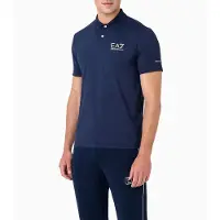 EA7 pour homme. 8NPF23_PJEMZ Polo Sport Ventus 7 navy (XXS), Bleu, Casuel, Polyester, Manche courte