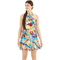 Superdry Printed Sleeveless Short Dress Multicolore M Femme