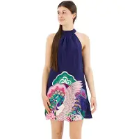 Superdry Printed Sleeveless Short Dress Multicolore 2XS Femme