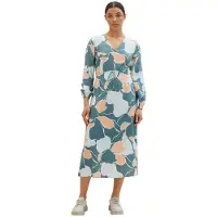 Tom Tailor Robe à Manches 3/4 Printed Airblow