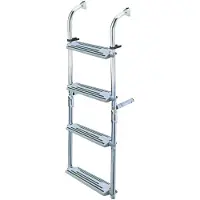 Nuova Rade Stainless Steel Folding Ladder Gris 1+2 Steps