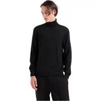Armani Exchange pour homme. 8NZM3CZM8AZ1200 Pull à col roulé noir (XS), Casuel, Laine