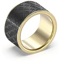 GUESS Jumr03226 Ring Doré Homme