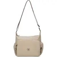 Roncato Rolling Hobo Bag Beige