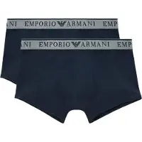Emporio Armani 111769-4f720 Boxers 2 Units Bleu S Homme