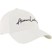 Armani Exchange pour homme. 954224CC51601519 Casquette de baseball blanche (OSFA), Casuel, Coton