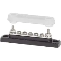Blue Sea Systems Busbar Common Stud Terminal 5 X 8-32 Screws Power Strip Noir