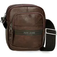Pepe Jeans unisex. 7815232 Horley petit sac à bandoulière marron (OSFA), Casuel, Polyester