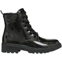 Geox Boots enfant J CASEY GIRL GLITTER filles - Noir - 30