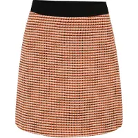 Comma casual identity Jupe orange / noir / blanc