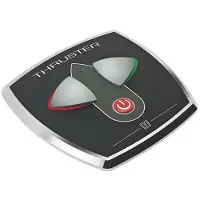VETUS Aluminium Bow Propeller Panel With Push Buttons 12-24v Argenté 52 mm
