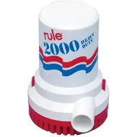 Rule Heavy Duty Sumersible Pump Rouge,Blanc 12V