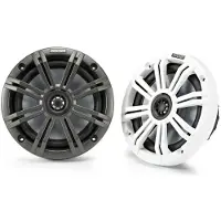 Kicker Km 6.5´´ Coaxial Speaker Blanc,Gris 195W