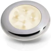 Hella Marine Lumière De Courtoisie Blanc Chaud Acier Inoxydable 12v 0.5w