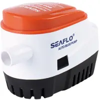 Seaflo 750 Gph Automatic Bilge Pump 1.6a 24v Argenté 103 x 83 mm