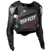 Shot Race Gear Ultralight Long Sleeve Protective Jacket Noir L