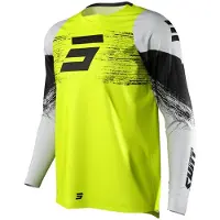 Shot Race Gear Raw Burst Long Sleeve Jersey Jaune S Homme