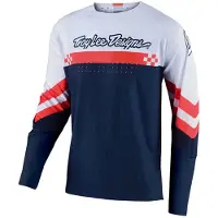 Troy Lee Designs Se Ultra Factory Long Sleeve Jersey Orange,Bleu L Homme