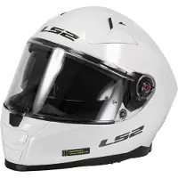 LS2 FF811 Vector II Solid Blanc Casque Intégral Taille 2XL