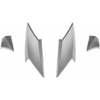 Hebo Striker Helmet Front Air Vent Argenté
