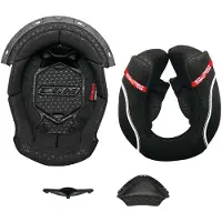 Cgm Noir intégral Casque intérieur 360 KAD taille S