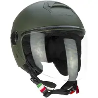 Cgm 167a Flo Mono Long Screen Open Face Helmet Vert XS