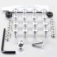 Pro Bolt Ktm Fktm410s Fairing Screw Kit Argenté