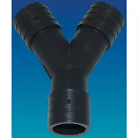 Rule Pumps Connecteur en Y Noir 1 1/8'' Noir 1 1/8