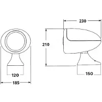 Matromarine 4040397 Lumière à Commande électronique 24v