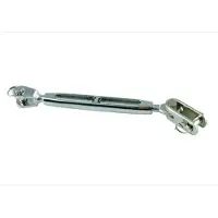 Bluewave Aisi 316 5/8´´ Articulated Fork Terminal Tensor Argenté 210-359 mm