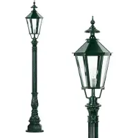 Ks Verlichting Lampe de jardin nostalgique Heidelberg noir