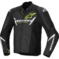 Alpinestars Faster V3 Airflow Blouson de moto perforé en cuir / textile