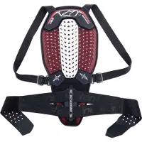 Alpinestars Protecteur dorsal Nucleon Plasma Noir/Blanc/Rouge L homme
