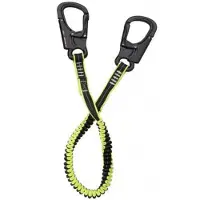 PLASTIMO Premium 2 Carabiners Rescue Rope 1-1.5 M Jaune 23 mm