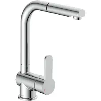 Schutte 79700U LONDON Mitigeur d'évier, chromé, avec bec extractible