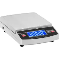 Steinberg Systems Balance de table digitale - 3 000 g / 0,5 g - 14,8 x 15,2 cm - LCD