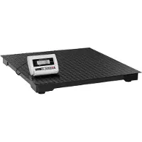 Steinberg Systems Balance au sol ECO - 1 000 kg / 0,5 kg - 100 x 100 cm - avec écran LCD