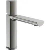 Schutte Mitigeur de lavabo SCHÜTTE NEW YORK, mitigeur de salle de bains avec bouchon escamotable en graphite mat